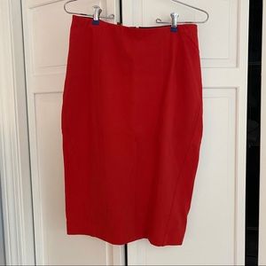 Ann Taylor long red skirt